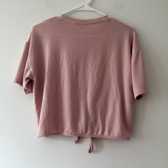 Wilfred Free Tie Front Crop Shirt - Picture 2 of 5